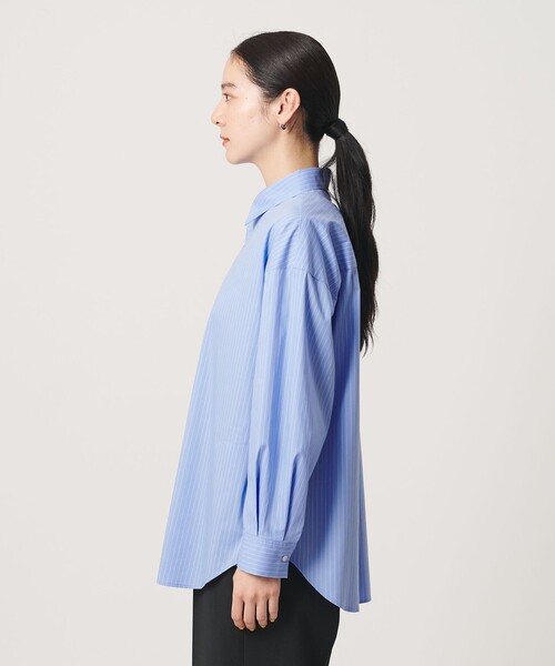 BEAUTY&YOUTH UNITED ARROWS(ビューティーアンドユースユナイテッドアローズ)の「【WEB限定】ストライプ レギュラーカラー シャツ(シャツ/ブラウス・レディース・コバルトブルー/ライトブルー/ホワイト・FREE)」の17枚目の写真