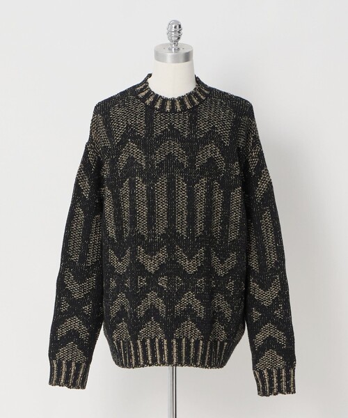 LOEFF(ロエフ)の「<LOEFF>MURAL ジャガード ニット プルオーバー(ニット/セーター・レディース・ベージュ・0/2)」の13枚目の写真