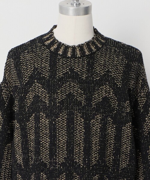 LOEFF(ロエフ)の「<LOEFF>MURAL ジャガード ニット プルオーバー(ニット/セーター・レディース・ベージュ・0/2)」の15枚目の写真