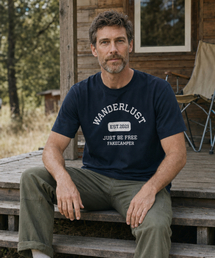 ワンダーリスト 半袖Tシャツ [NAVY]