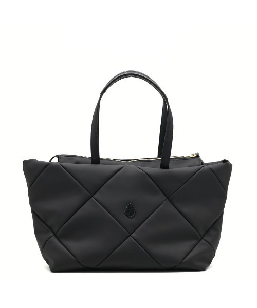 CLEDRAN（クレドラン）の「【PU×本革 A4対応】CL4030 LOSA PATCHWORK TOTE（トートバッグ・レディース・ブラック/ライトオリーブ/オフホワイト・FREE）」の2枚目の写真