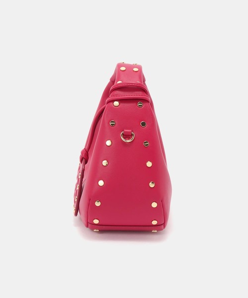 GANNI(ガニー)の「GANNI / ガニー Hobo Mini Studs(ハンドバッグ・レディース・レッド・FREE)」の2枚目の写真