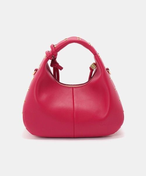 GANNI(ガニー)の「GANNI / ガニー Hobo Mini Studs(ハンドバッグ・レディース・レッド・FREE)」の3枚目の写真