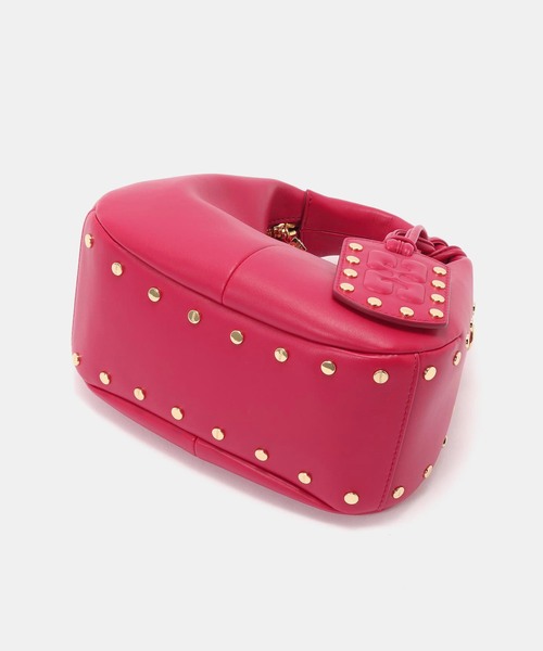 GANNI(ガニー)の「GANNI / ガニー Hobo Mini Studs(ハンドバッグ・レディース・レッド・FREE)」の4枚目の写真