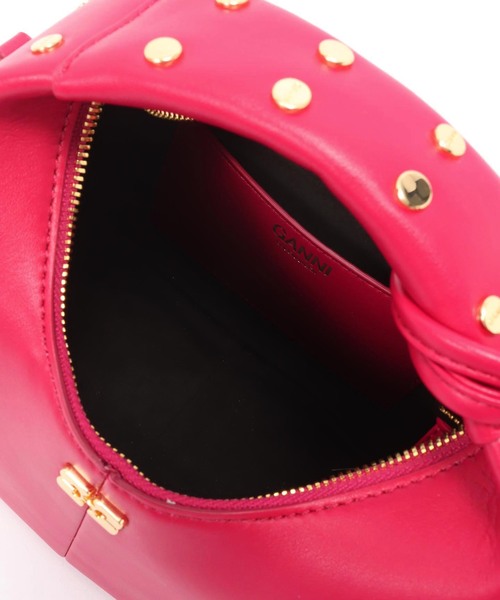 GANNI(ガニー)の「GANNI / ガニー Hobo Mini Studs(ハンドバッグ・レディース・レッド・FREE)」の5枚目の写真