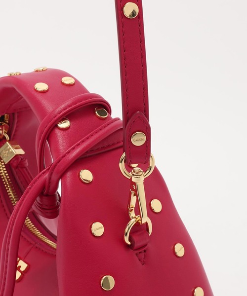 GANNI(ガニー)の「GANNI / ガニー Hobo Mini Studs(ハンドバッグ・レディース・レッド・FREE)」の11枚目の写真