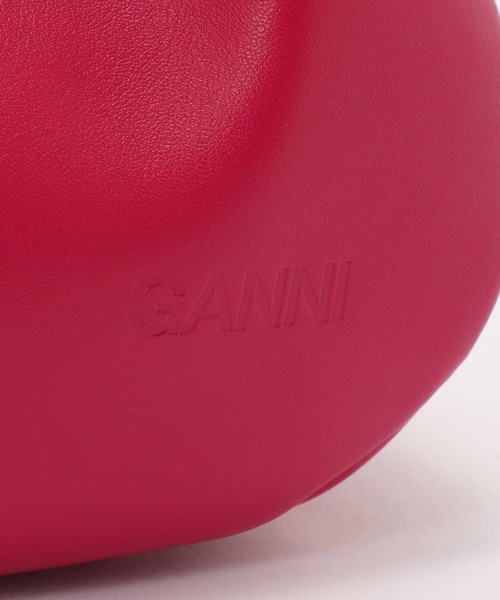 GANNI(ガニー)の「GANNI / ガニー Hobo Mini Studs(ハンドバッグ・レディース・レッド・FREE)」の12枚目の写真