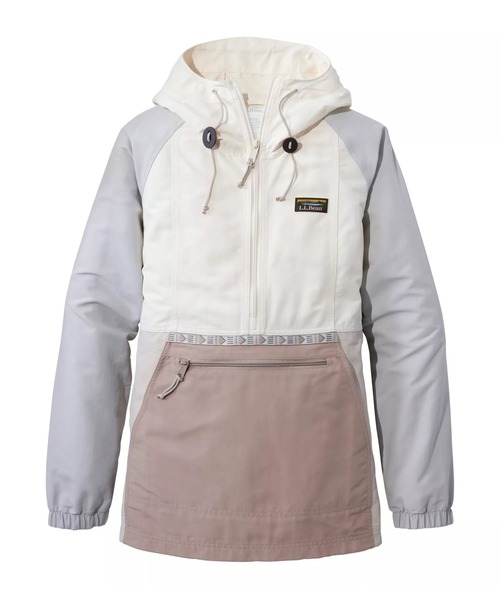 L.L.Bean（エルエルビーン）の「マウンテン・クラシック・アノラック、マルチカラー 米国フィット・プチ（マウンテンパーカー・レディース・ホワイト系その他/グリーン系その他・LARGE/SMALL/MEDIUM/X-SMALL）」の2枚目の写真