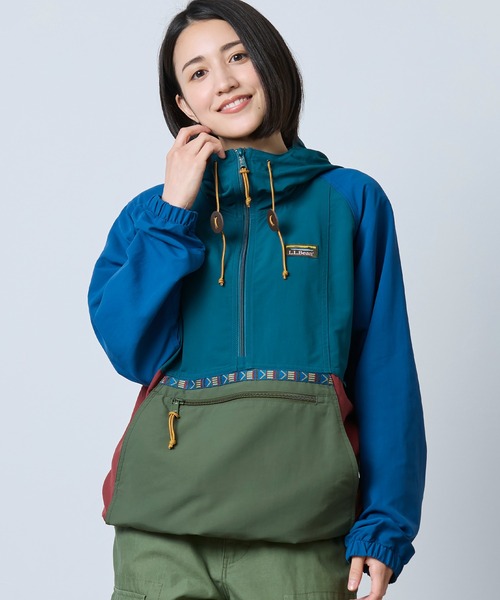 L.L.Bean（エルエルビーン）の「マウンテン・クラシック・アノラック、マルチカラー 米国フィット・プチ（マウンテンパーカー・レディース・ホワイト系その他/グリーン系その他・LARGE/SMALL/MEDIUM/X-SMALL）」の6枚目の写真