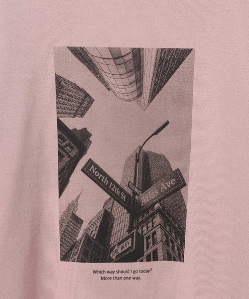 BAYFLOW(ベイフロー)の「フォトプリントニットTシャツ(ニット/セーター・レディース・ピンク/グレー/オフホワイト・FREE)」の13枚目の写真