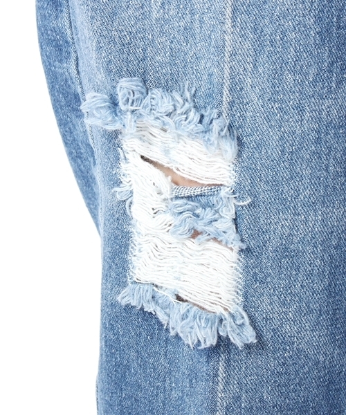 Chico（チコ）の「イージーカットオフデニムパンツ（デニムパンツ・レディース・ブルー/ネイビー/ブルー系その他・FREE）」の8枚目の写真