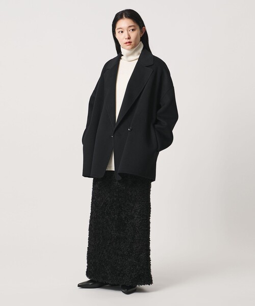 MARW UNITED ARROWS（マルゥ ユナイテッドアローズ）の「＜MARW UNITED ARROWS＞リバー ミドル丈 コート（その他アウター・レディース・ブラック/レッド/ダークグレー/ネイビー・36/38/34）」の11枚目の写真