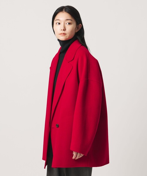 MARW UNITED ARROWS（マルゥ ユナイテッドアローズ）の「＜MARW UNITED ARROWS＞リバー ミドル丈 コート（その他アウター・レディース・ブラック/レッド/ダークグレー/ネイビー・36/38/34）」の16枚目の写真