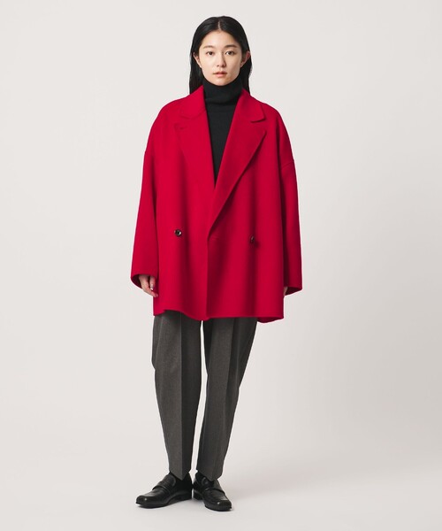 MARW UNITED ARROWS（マルゥ ユナイテッドアローズ）の「＜MARW UNITED ARROWS＞リバー ミドル丈 コート（その他アウター・レディース・ブラック/レッド/ダークグレー/ネイビー・36/38/34）」の17枚目の写真