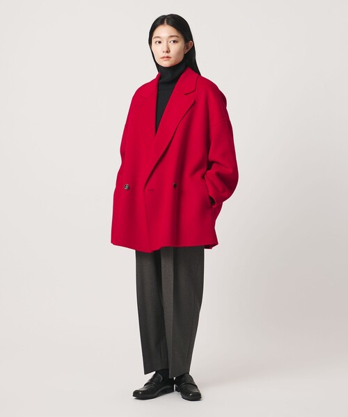 MARW UNITED ARROWS（マルゥ ユナイテッドアローズ）の「＜MARW UNITED ARROWS＞リバー ミドル丈 コート（その他アウター・レディース・ブラック/レッド/ダークグレー/ネイビー・36/38/34）」の18枚目の写真