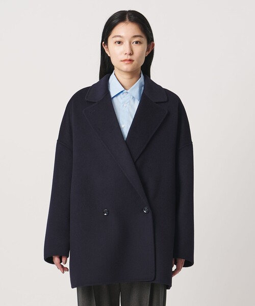 MARW UNITED ARROWS（マルゥ ユナイテッドアローズ）の「＜MARW UNITED ARROWS＞リバー ミドル丈 コート（その他アウター・レディース・ブラック/レッド/ダークグレー/ネイビー・36/38/34）」の19枚目の写真