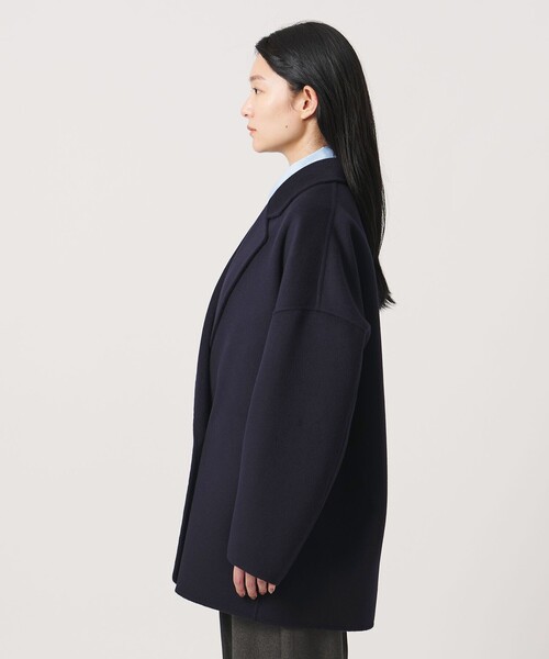 MARW UNITED ARROWS（マルゥ ユナイテッドアローズ）の「＜MARW UNITED ARROWS＞リバー ミドル丈 コート（その他アウター・レディース・ブラック/レッド/ダークグレー/ネイビー・36/38/34）」の20枚目の写真