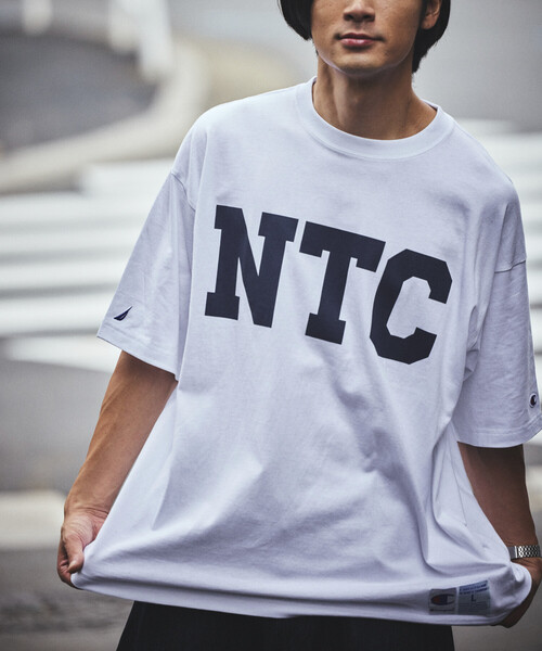 Champion(チャンピオン)の「NAUTICA/ノーティカ Champion × NAUTICA NTC heavyweight T-shirt(Tシャツ/カットソー・メンズ・ブラック/ネイビー/ホワイト/グレー・X-LARGE/XX-LARGE/MEDIUM/LARGE)」の2枚目の写真
