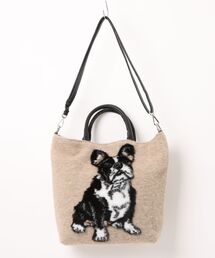 【TERESA CAMBI/テレサカンビ】 FRENCH BULLDOG 2wayトートバッグ
