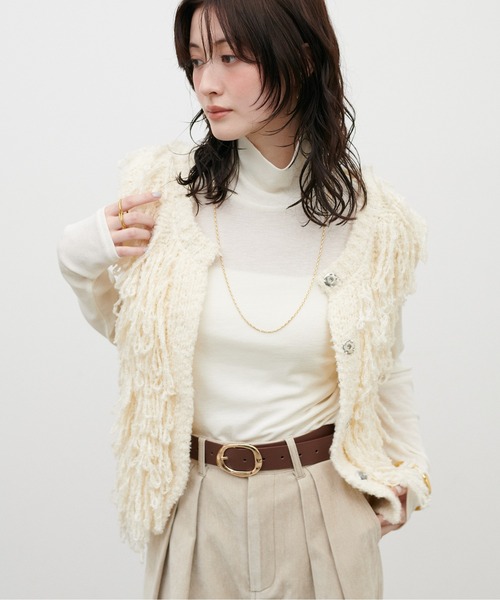 LARUTA(ラルータ)の「【LARUTA】オーバルバックルベルト(ベルト・レディース・ブラック/ブラウン・FREE)」の7枚目の写真