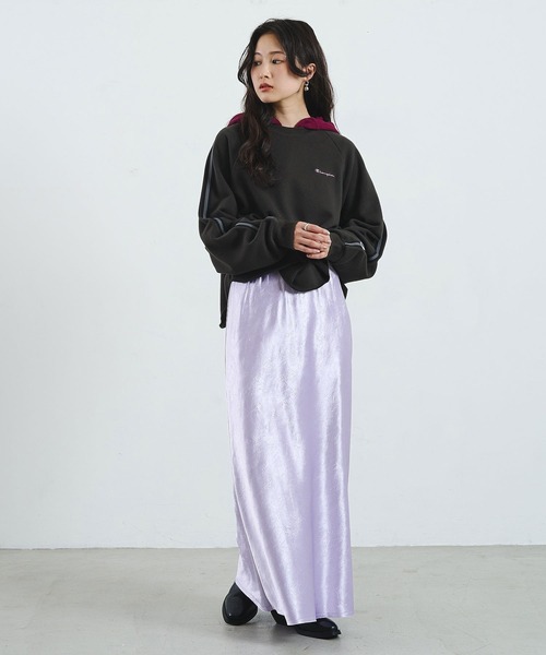 ROSE BUD(ローズバッド)の「【Champion別注】SIDE LINE SWEAT(スウェット・レディース・レッド/グレー/ネイビー/チャコール・ONE SIZE)」の13枚目の写真