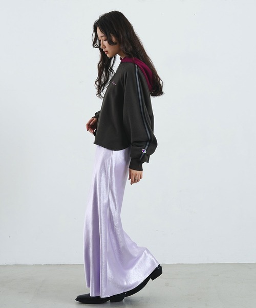 ROSE BUD(ローズバッド)の「【Champion別注】SIDE LINE SWEAT(スウェット・レディース・レッド/グレー/ネイビー/チャコール・ONE SIZE)」の14枚目の写真