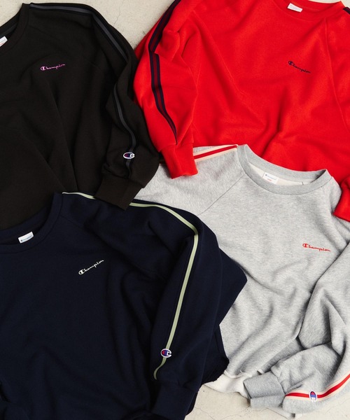 ROSE BUD(ローズバッド)の「【Champion別注】SIDE LINE SWEAT(スウェット・レディース・レッド/グレー/ネイビー/チャコール・ONE SIZE)」の6枚目の写真