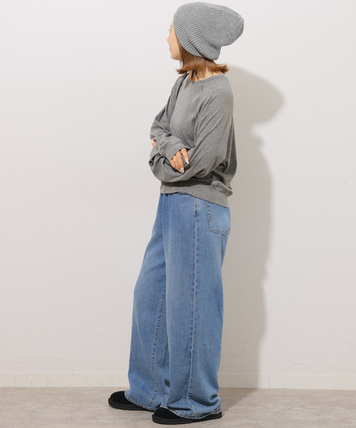 JOURNAL STANDARD relume(ジャーナルスタンダード レリューム)の「強撚コットンフライスロンTEE(Tシャツ/カットソー・レディース・ホワイト/ライトグレー/ブラック/ブラウン・FREE)」の13枚目の写真