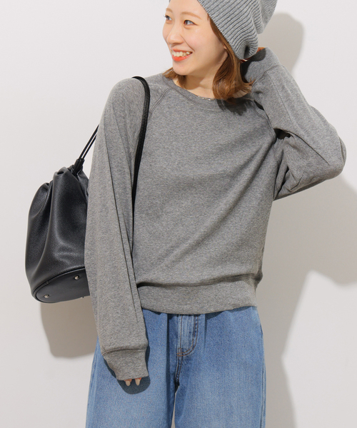JOURNAL STANDARD relume(ジャーナルスタンダード レリューム)の「強撚コットンフライスロンTEE(Tシャツ/カットソー・レディース・ホワイト/ライトグレー/ブラック/ブラウン・FREE)」の15枚目の写真