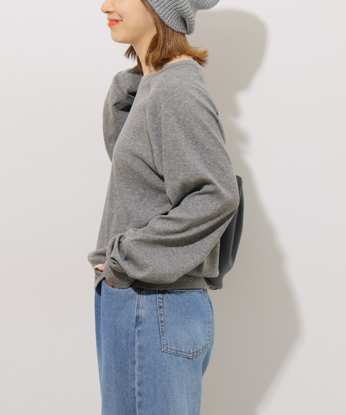 JOURNAL STANDARD relume(ジャーナルスタンダード レリューム)の「強撚コットンフライスロンTEE(Tシャツ/カットソー・レディース・ホワイト/ライトグレー/ブラック/ブラウン・FREE)」の17枚目の写真