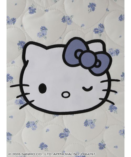 sanrio house（サンリオハウス）の「ハローキティ フラワープリントキルティングトートバッグ（トートバッグ・レディース・アイボリー/ネイビー・F）」の9枚目の写真