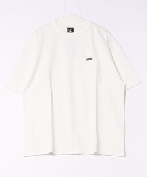 【brknhome/ブロークンホーム】【無駄を省いたミニマルなデザイン】ビッグシルエットポケット付きTシャツ ピスネーム付きポケット 無地 シンプル ユニセックス