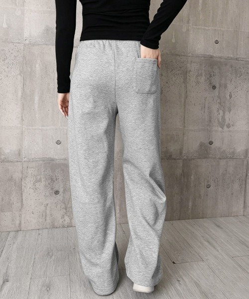 Miniministore(ミニミニストア)の「スウェットパンツウエストゴムワイドパンツ(デニムパンツ・レディース・ダークグレー/グレー/ライトグレー/ブラック・FREE)」の19枚目の写真