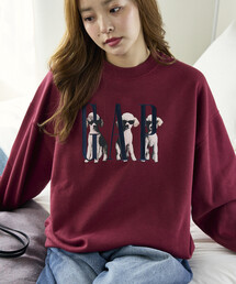 GAP（ギャップ）の「PUBLUX × GAP/ギャップ 別注 ドッグ & ロゴ グラフィック プリント 裏起毛 スウェット　限定展開（スウェット）」