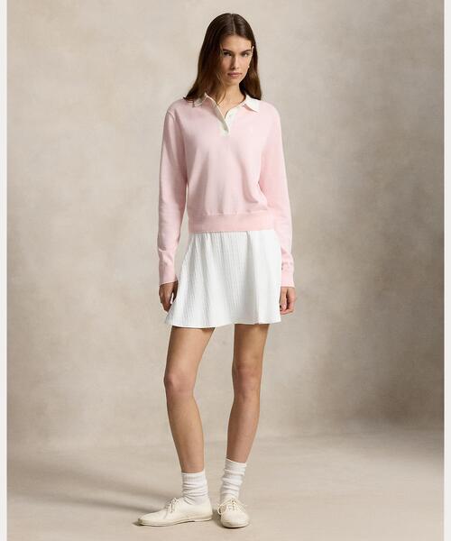 POLO GOLF(ポロ ゴルフ)の「パフォーマンス ポロカラー セーター(ニット/セーター・レディース・ピンク・S/XS/M)」の3枚目の写真