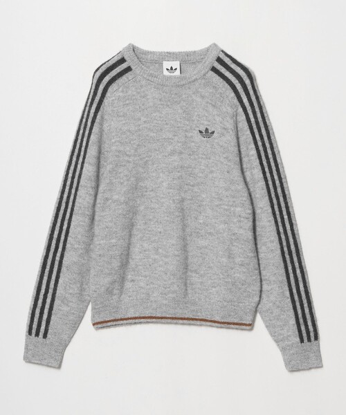 adidas Originals＞スリーストライプス フラッフィー ニットプル