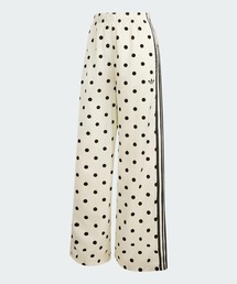 adidas originals / アディダス オリジナルス SATIN POLKADOTS WIDE LEG PANTS