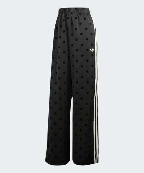 adidas Originals(アディダスオリジナルス)の「adidas originals / アディダス オリジナルス SATIN POLKADOTS WIDE LEG PANTS(その他パンツ・レディース・ブラック/アイボリー・MEDIUM)」の1枚目の写真