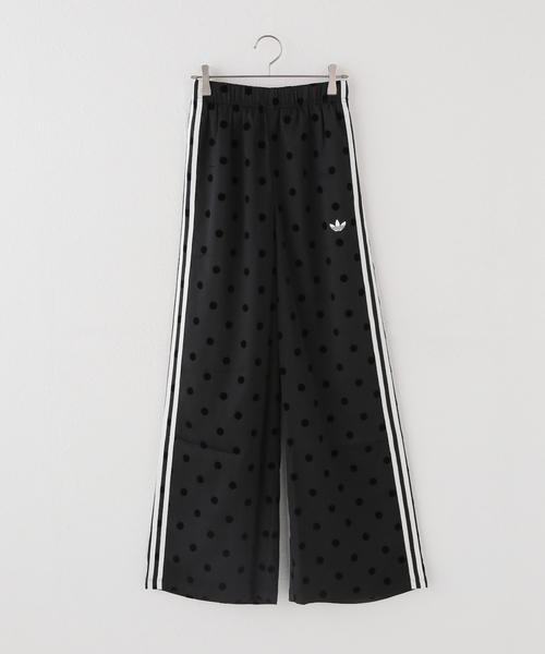 adidas Originals(アディダスオリジナルス)の「adidas originals / アディダス オリジナルス SATIN POLKADOTS WIDE LEG PANTS(その他パンツ・レディース・ブラック/アイボリー・MEDIUM)」の3枚目の写真