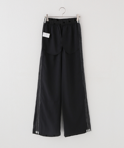 adidas Originals(アディダスオリジナルス)の「adidas originals / アディダス オリジナルス SATIN POLKADOTS WIDE LEG PANTS(その他パンツ・レディース・ブラック/アイボリー・MEDIUM)」の6枚目の写真