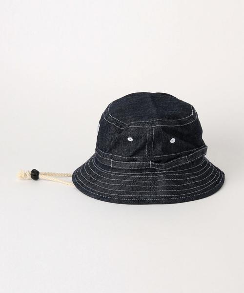 green label relaxing（グリーンレーベルリラクシング）の「【KIDS】LEE(リー) デニムハット NV（ハット・キッズ・ネイビー・52cm/54cm）」の2枚目の写真
