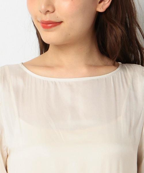 Another Edition（アナザーエディション）の「肩開きフリルワンピース/AEBFC P カタアキ フリル OP◆（ワンピース・レディース・オフホワイト/オレンジ・FREE）」の7枚目の写真