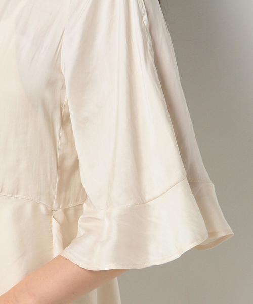 Another Edition（アナザーエディション）の「肩開きフリルワンピース/AEBFC P カタアキ フリル OP◆（ワンピース・レディース・オフホワイト/オレンジ・FREE）」の13枚目の写真