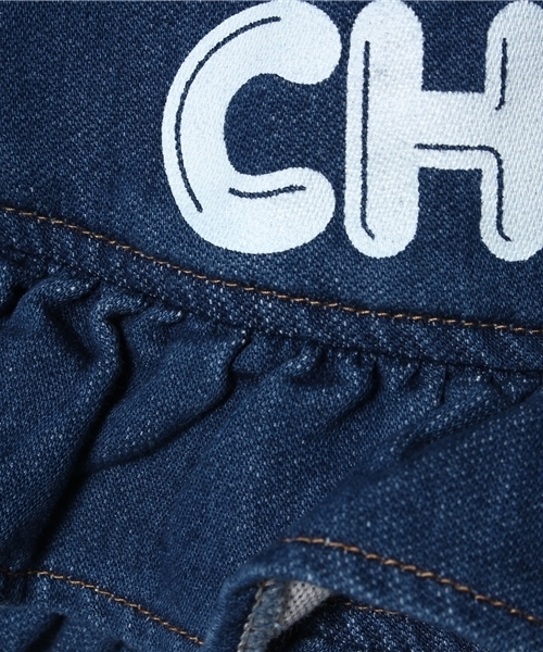 CHUBBYGANG(チャビーギャング)の「スターデザインニットデニムミニスカート(スカート・キッズ・インディゴブルー・110/130/100/120)」の5枚目の写真