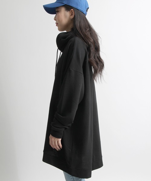 WEGO（ウィゴー）の「DISPARK/BIGパーカー（パーカー・レディース・グレー/ブラック/レッド・FREE）」の4枚目の写真