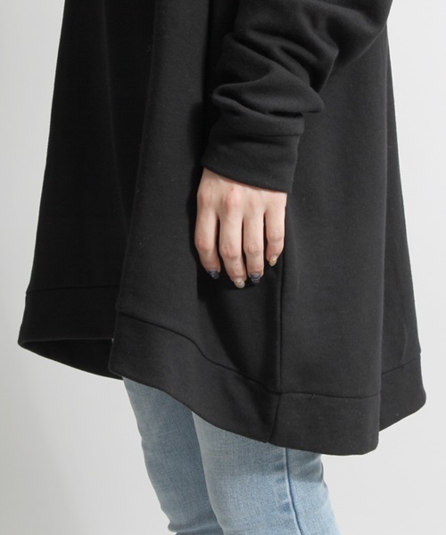 WEGO（ウィゴー）の「DISPARK/BIGパーカー（パーカー・レディース・グレー/ブラック/レッド・FREE）」の7枚目の写真