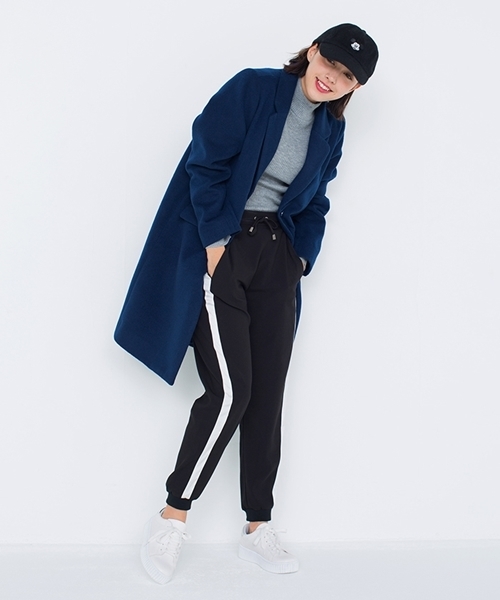 WEGO（ウィゴー）の「WEGO/リブハイネックニット（ニット/セーター・レディース・ピンク/ワイン/その他1/その他2/杢グレー/ダークオレンジ/ダークグリーン/オフホワイト/ブラック・FREE）」の12枚目の写真