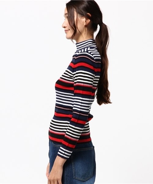 WEGO（ウィゴー）の「WEGO/リブハイネックニット（ニット/セーター・レディース・ピンク/ワイン/その他1/その他2/杢グレー/ダークオレンジ/ダークグリーン/オフホワイト/ブラック・FREE）」の16枚目の写真