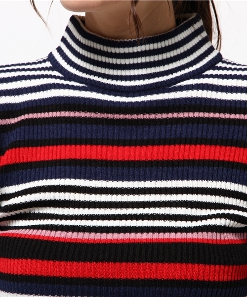 WEGO（ウィゴー）の「WEGO/リブハイネックニット（ニット/セーター・レディース・ピンク/ワイン/その他1/その他2/杢グレー/ダークオレンジ/ダークグリーン/オフホワイト/ブラック・FREE）」の18枚目の写真