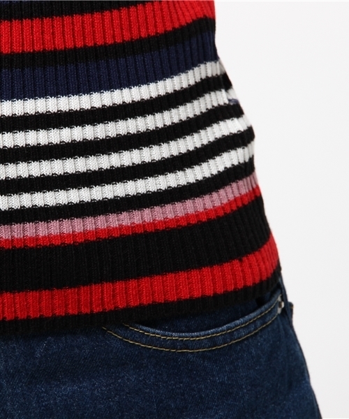 WEGO（ウィゴー）の「WEGO/リブハイネックニット（ニット/セーター・レディース・ピンク/ワイン/その他1/その他2/杢グレー/ダークオレンジ/ダークグリーン/オフホワイト/ブラック・FREE）」の20枚目の写真